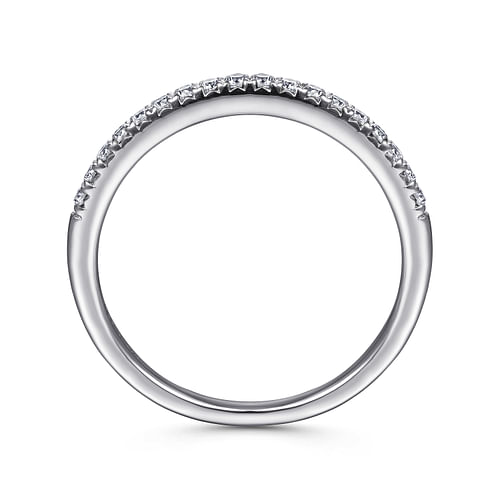 14K White Gold Matching Wedding Band