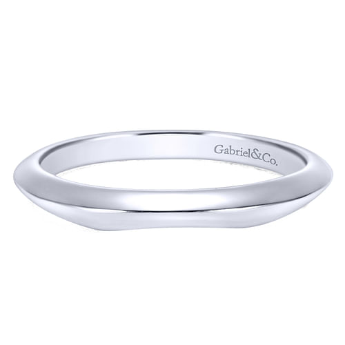 14K White Gold Matching Wedding Band