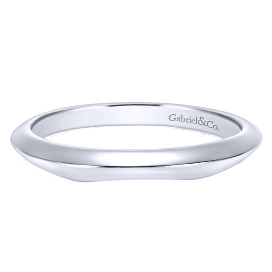 Gabriel - 14K White Gold Matching Wedding Band