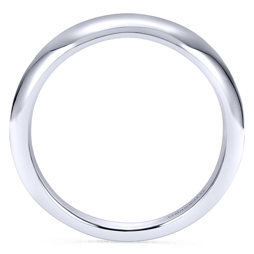 14K White Gold Matching Wedding Band