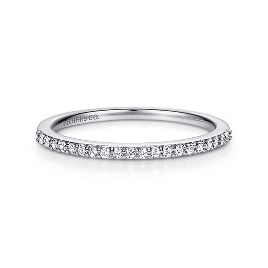 Gabriel - 14K White Gold Matching Wedding Band