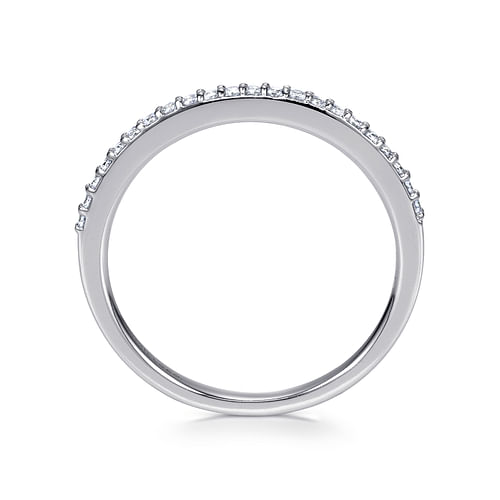 14K White Gold Matching Wedding Band