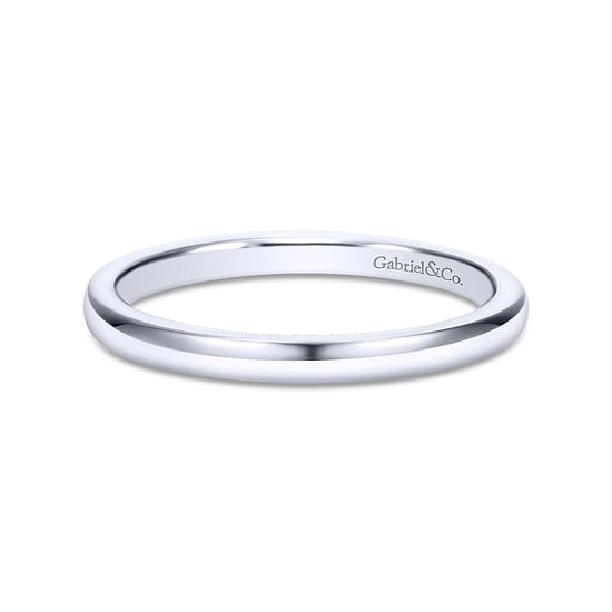 Gabriel - 14K White Gold Matching Wedding Band