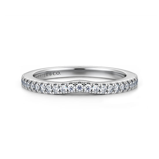 Gabriel - 14K White Gold Matching Wedding Band