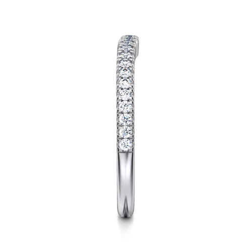14K White Gold Matching Wedding Band