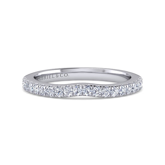 Gabriel - 14K White Gold Matching Wedding Band