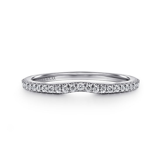 Gabriel - 14K White Gold Matching Wedding Band