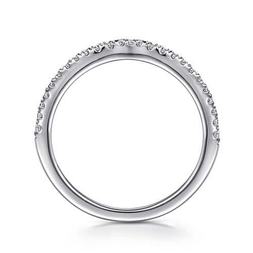 14K White Gold Matching Wedding Band