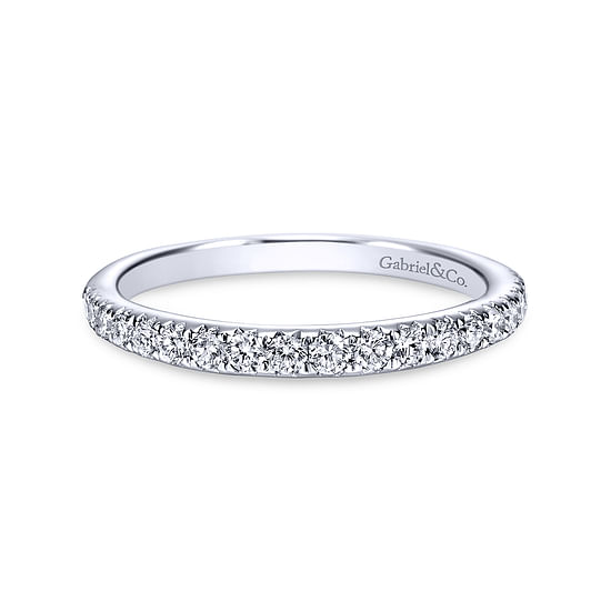 Gabriel - 14K White Gold Matching Wedding Band