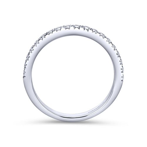 14K White Gold Matching Wedding Band