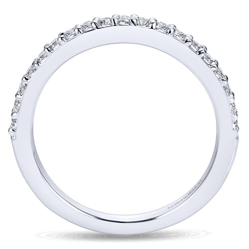 14K White Gold Matching Wedding Band