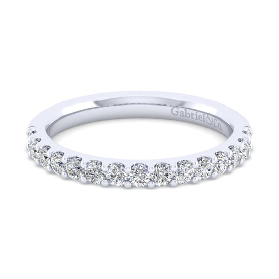 Gabriel - 14K White Gold Matching Wedding Band