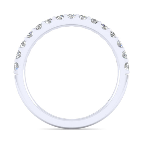 14K White Gold Matching Wedding Band