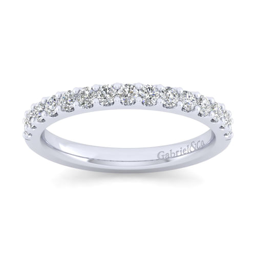 14K White Gold Matching Wedding Band