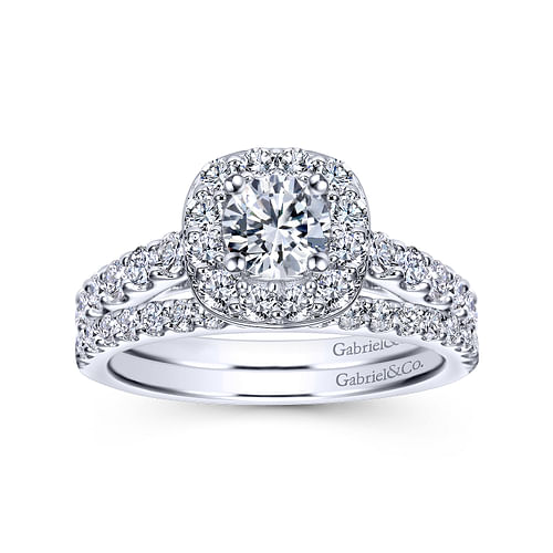 14K White Gold Matching Wedding Band