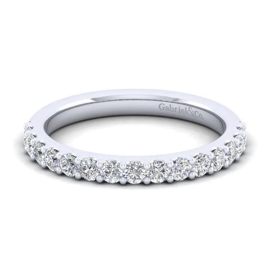Gabriel - 14K White Gold Matching Wedding Band