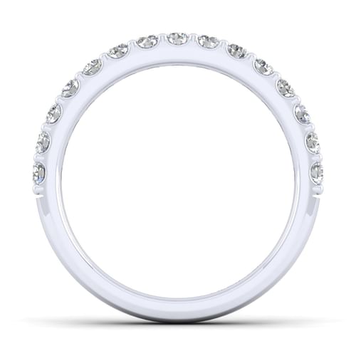 14K White Gold Matching Wedding Band