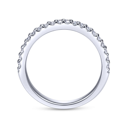 14K White Gold Matching Wedding Band