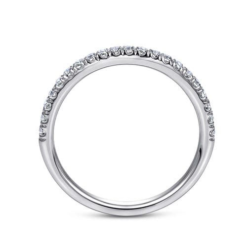 14K White Gold Matching Wedding Band