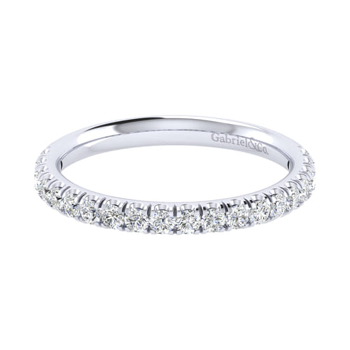 14K White Gold Matching Wedding Band