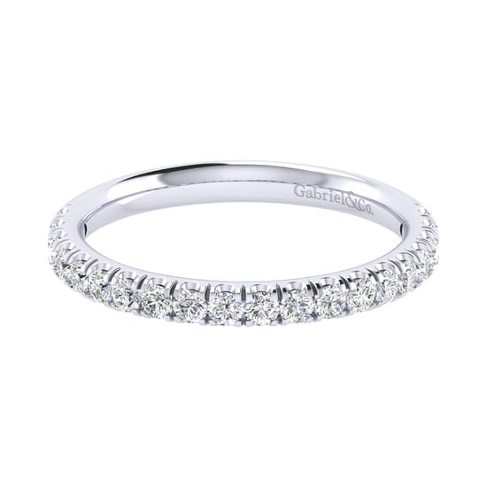 Gabriel - 14K White Gold Matching Wedding Band