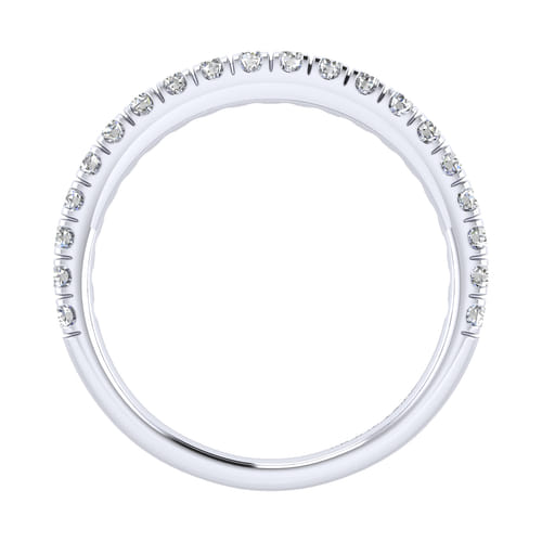 14K White Gold Matching Wedding Band