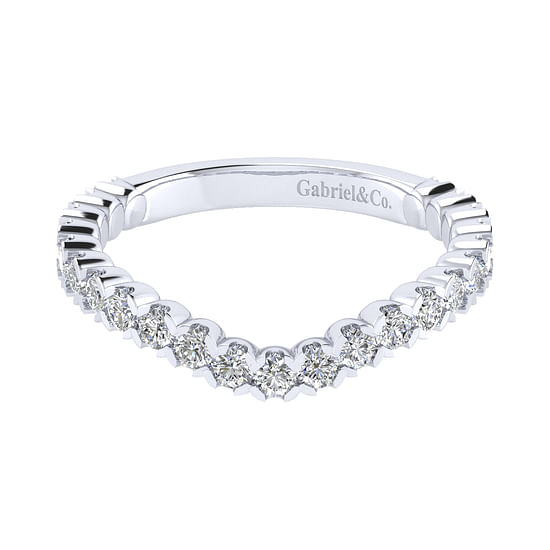 Gabriel - 14K White Gold Matching Wedding Band