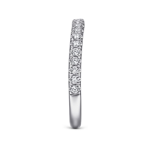 14K White Gold Matching Wedding Band