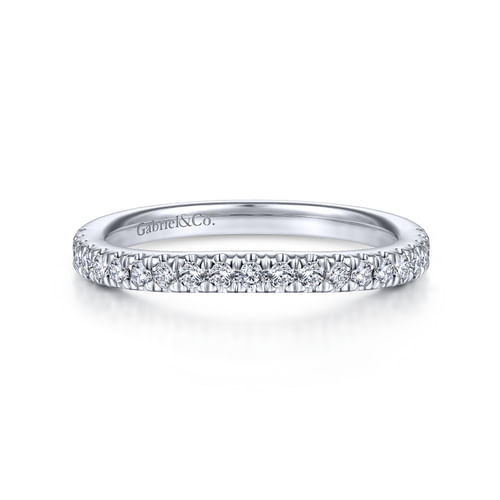 14K White Gold Matching Wedding Band