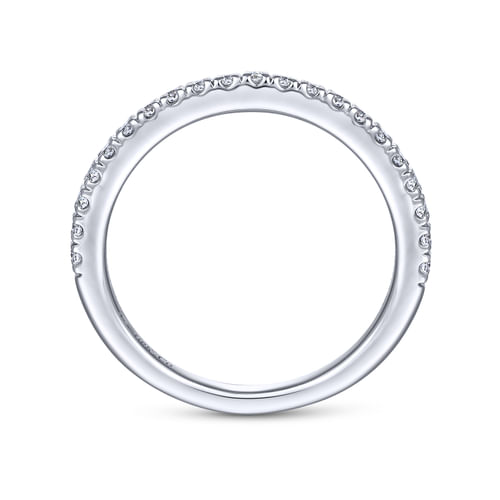 14K White Gold Matching Wedding Band