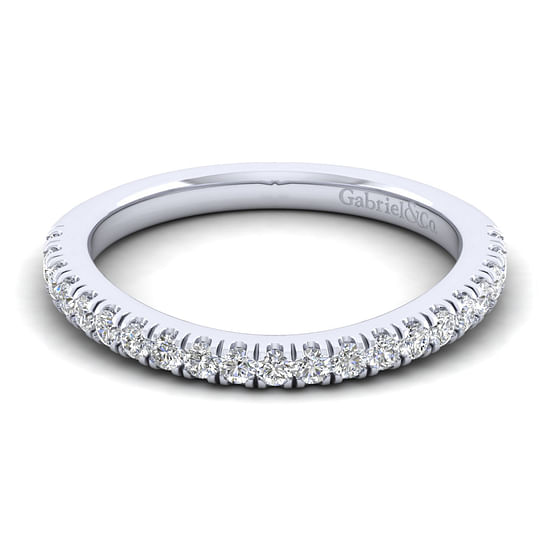 Gabriel - 14K White Gold Matching Wedding Band