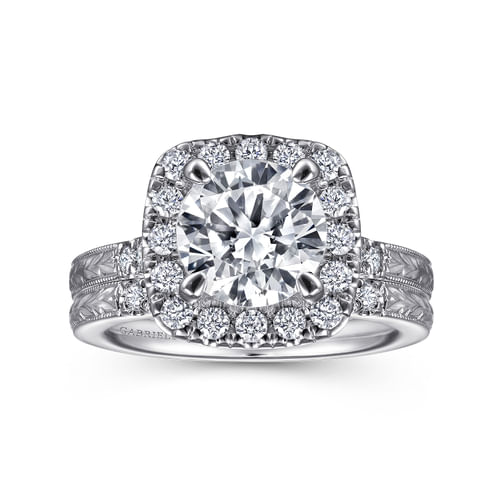 14K White Gold Matching Wedding Band