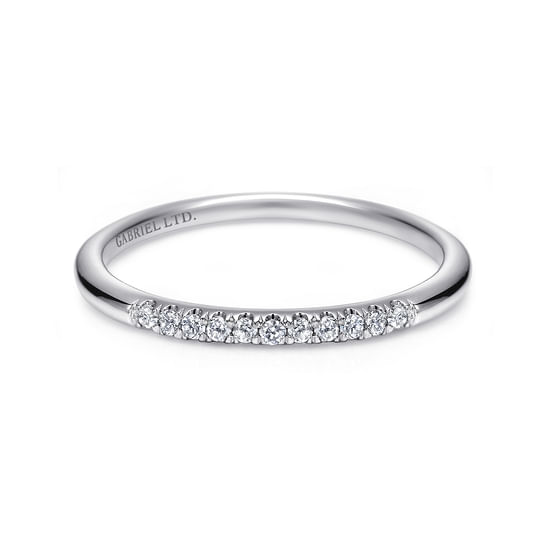 Gabriel - 14K White Gold Matching Wedding Band
