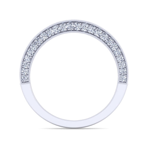 14K White Gold Matching Wedding Band