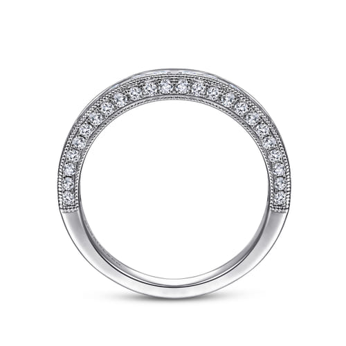 14K White Gold Matching Wedding Band