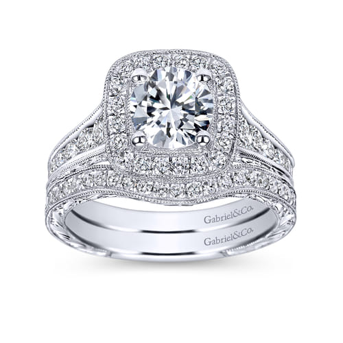 14K White Gold Matching Wedding Band 14K White Gold Matching Wedding Band
