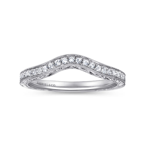 14K White Gold Matching Wedding Band 14K White Gold Matching Wedding Band