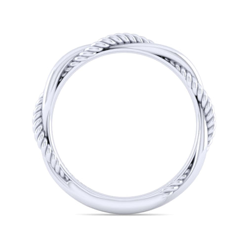 14K White Gold Matching Wedding Band