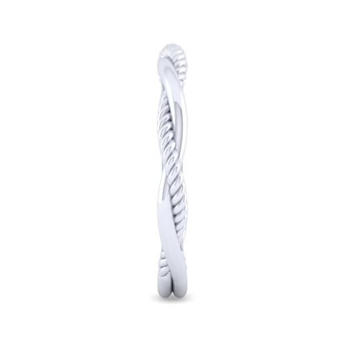 14K White Gold Matching Wedding Band
