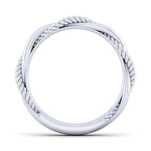 14K White Gold Matching Wedding Band