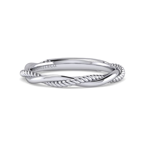 14K White Gold Matching Wedding Band