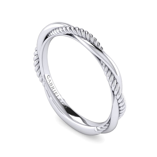 14K White Gold Matching Wedding Band