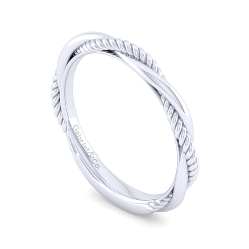 14K White Gold Matching Wedding Band