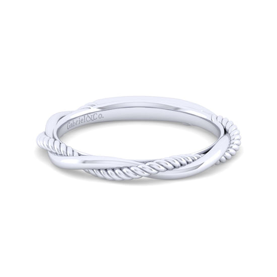 Gabriel - 14K White Gold Matching Wedding Band