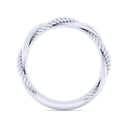 14K White Gold Matching Wedding Band