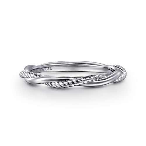14K White Gold Matching Wedding Band