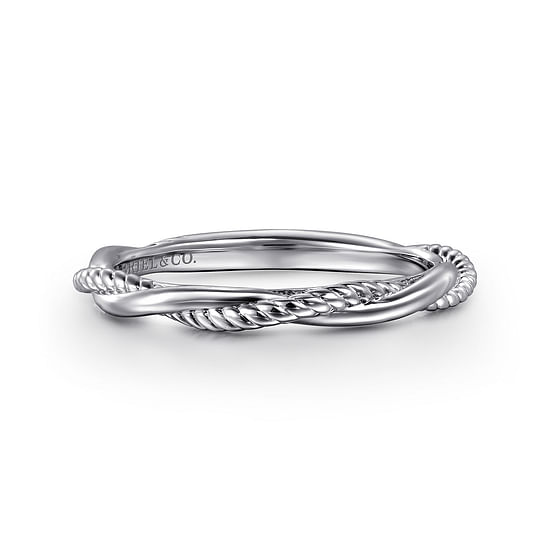 Gabriel - 14K White Gold Matching Wedding Band