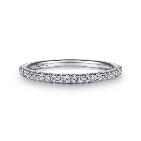 Gabriel - 14K White Gold Matching Wedding Band