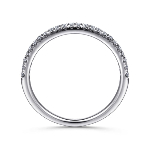 14K White Gold Matching Wedding Band