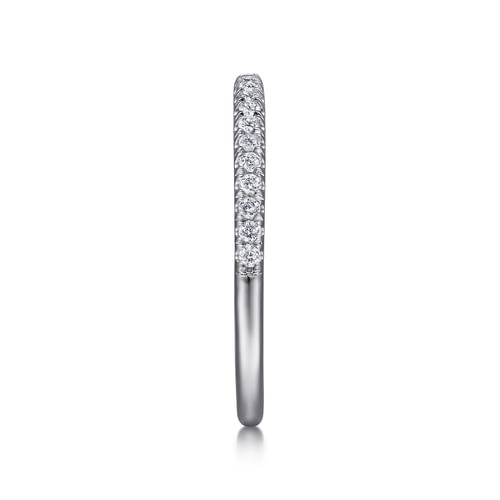 14K White Gold Matching Wedding Band